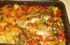 Cod cu legume la cuptor
