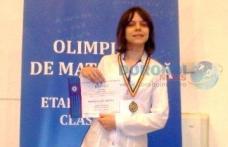 O elevă a Şcolii Gimnaziale “Spiru Haret” Dorohoi calificată la olimpiada naţională de matematică