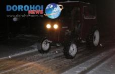 Viscolul a intrerupt curentul si a ingreunat traficul in Dorohoi