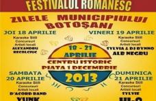 Încep „Zilele Municipiului Botoșani”. Vezi programul manifestărilor!