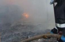 Furaje incendiate de un necunoscut