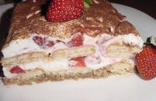 Tiramisu cu căpșuni