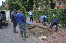 O nouă avarie la conducta de apă din Dorohoi lasă cetăţenii fără apă. Vezi ce zonă este afectată! - FOTO
