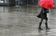Atenție! Avertizare tip COD GALBEN de ploi torenţiale, grindină și intensificări de vânt