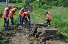 Primăria Dorohoi reabilitează aleea care face legătura dintre Cartierul Plevna și Piața Centrală - FOTO