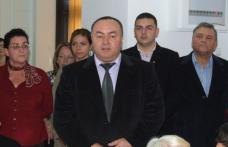 Florin Țurcanu alături de membrii Asociației Nevăzătorilor din Botoșani, cu ocazia Zilei Internaționale a Bastonului Alb
