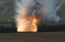 Bombă de aviație de 250 de kilograme găsită de un tractorist botoșănean - FOTO