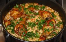 Pilaf cu legume şi carne de pasăre