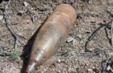 Obuz găsit de un bărbat în pădurea Horlăceni