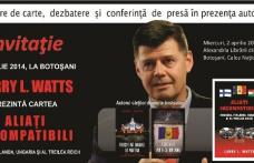 Lansare de carte a scriitorului american Larry L. Watts prezent la Uvertura Mall