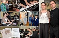 Demonstraţie de virtuozitate la Muzeul Memorial „George Enescu” Dorohoi - duo pianistic – FOTO
