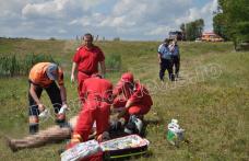 Bărbat înecat în iazul Polonic din Dorohoi, recuperat de pompieri - VIDEO/FOTO