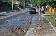 O nouă avarie la conducta de apă din Dorohoi creează neplăceri. Vezi zona afectată! - FOTO