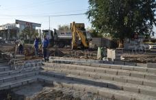 S-a dat startul la reabilitarea și modernizarea Pietonalului Grigore Ghica din Dorohoi - FOTO