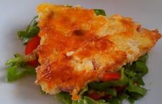 Frittata cu bacon și cașcaval