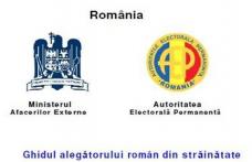 Ghidul alegătorului român din străinătate publicat pe site-ul Prefecturii