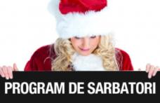 Programul magazinelor de sărbători