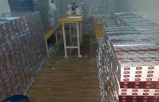 Peste 40.000 pachete ţigarete ascunse într-un tren internaţional, depistate la frontieră