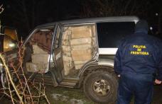 Peste 17.000 pachete de ţigarete descoperite de poliţiştii de frontieră - FOTO