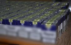 Ţigări de contrabandă descoperite pe corpul şi în bagajele unei femei