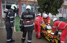 Incendiu la Spitalul Municipal Dorohoi: Exercițiu de amploare al pompierilor dorohoieni – VIDEO/FOTO