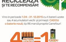 Carrefour relansează programul de colectare a bateriilor uzate - Reciclează și te recompensăm!