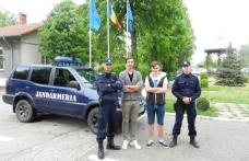 Tineri de la două unități de învățământ din județ, interesați de cariera de jandarm