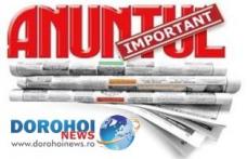 Anunț important! În atenţia locuitorilor din zona Dealu Mare