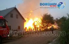 Pompierii dorohoieni solicitați pentru stingere unui incendiu puternic. Peste 60 de pompieri s-au luptat cu flăcările!