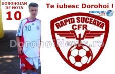 Juniorul dorohoian Robert Bosînceanu a debutat în Liga a II-a la vârsta de doar 15 ani