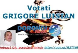 Susțineți învățământul botoșănean!!! Votați profesor GRIGORE LUISIAN, în „Liga Profesorilor Excepționali”