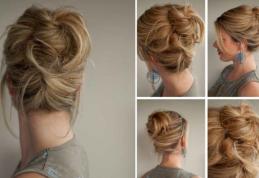 Cum poți face un coc franţuzesc în doar un minut - VIDEO