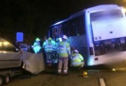 Un autocar plin cu români, implicat într-un accident în Marea Britanie