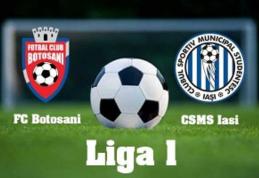 Prima victorie pentru echipa lui Grozavu - FC Botoşani - CSMS Iaşi 1-0