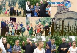 Bucurie făcută micilor enoriași de către parohul Bisericii „Sfinții Împărați Constantin și Elena” din Broscăuți - FOTO