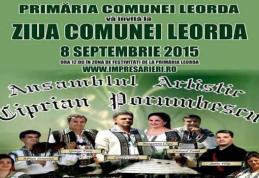Ziua comunei Leorda. Vezi programul  manifestărilor și ce artiști vor urca pe scenă!
