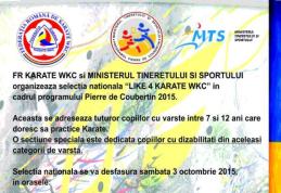 Copiii dornici să învețe și să practice Karate sunt așteptați la Sala Polivalentă – Află când este selecția