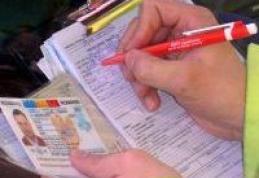 Infracţiuni la regimul circulaţiei pe drumurile publice constatate în flagrant de poliţişti
