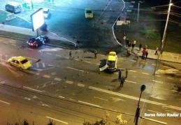 Tânăr de 21 de ani rănit în urma unui accident violent produs în Iași - FOTO