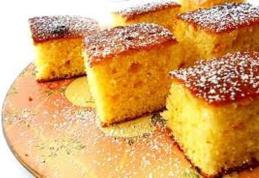 Prăjitură cu portocale