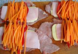 Ruladă din piept de curcan