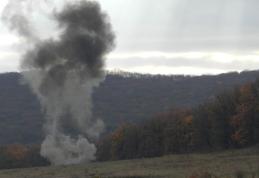 Peste 400 de elemente de muniţie, distruse la Copălău - FOTO