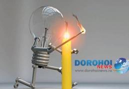 Atenție dorohoieni! E.ON anunță întreruperea furnizării energiei electrice timp de 3 zile. Vezi zonele afectate!