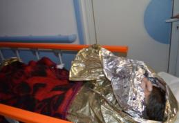 Bărbat în şoc hipotermic găsit pe un câmp