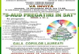Spectacol de sărbători „S-aud pregătiri în sat”, ediția a VI – a. Intrarea liberă!