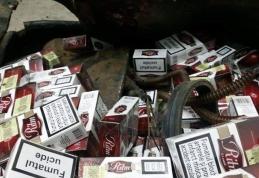 Peste 7 mii de țigări de contrabandă depistate de polițiștii de frontieră, ascunse în rezervorul unei maşini - FOTO