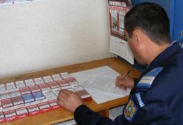 Ţigări de contrabandă confiscate de jandarmii botoşăneni