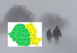 Un nou COD GALBEN de ninsori și viscol pentru Botoșani și alte 13 județe