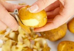 Vezi ce efecte terapeutice incredibile au cojile de la cartofi