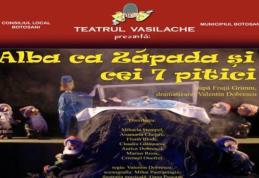 „Albă ca Zăpada și cei 7 pitici” în acest week-end la Teatrul „Vasilache”